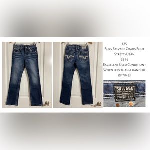 Boys - Chaos Boot Stretch Jean